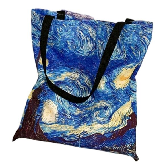 Van Gogh's Starry Night Tote - Picture 2 of 7